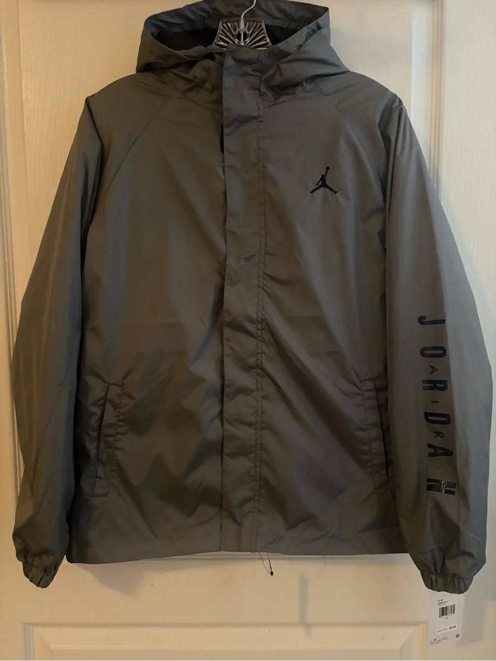 Jordan Boys XL Smoke Grey Windbreaker Jacket